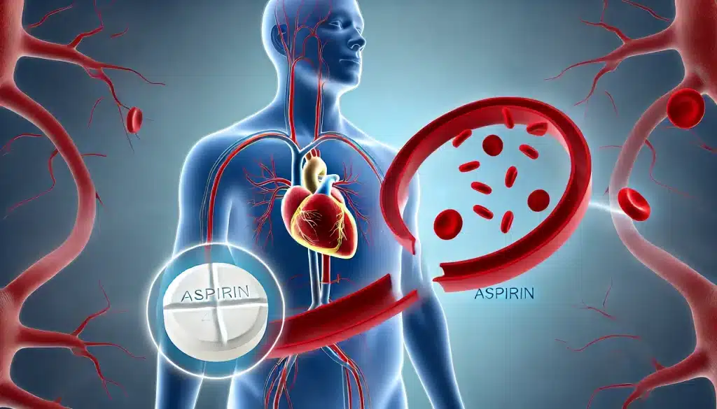 Aspirin for Heart Attack Prevention, cardiovascular health, blood clot reduction 