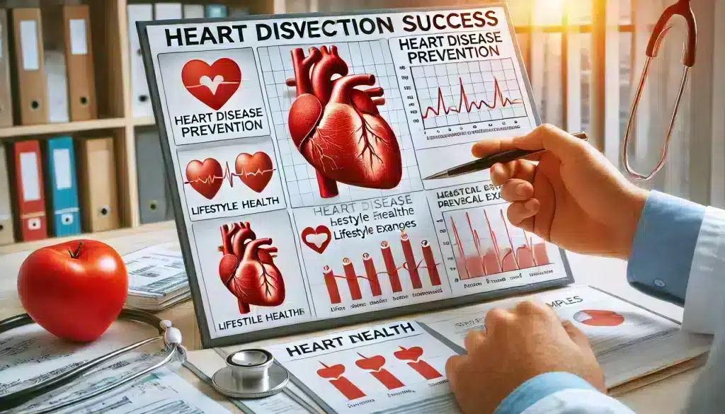 Real-life examples of heart disease prevention success, focusing on heart disease case studies and family history of heart disease.